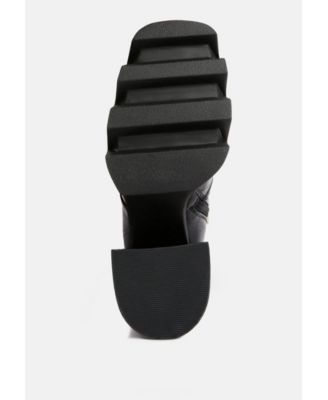 Womens Boogie High Platform Lace Up Boots