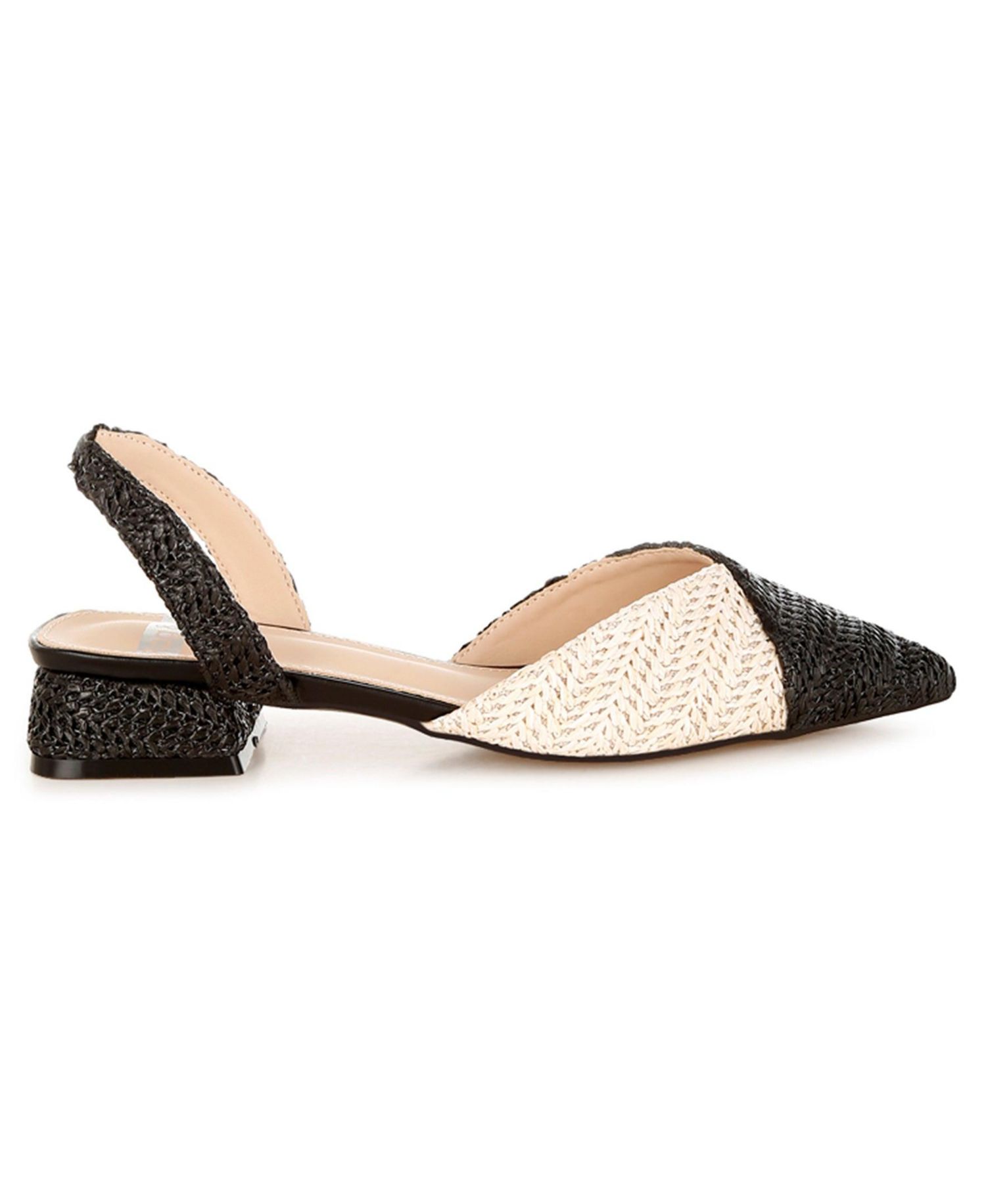 Rag and Co Womens Kinjay Pointy Toe Slingback Sandals
