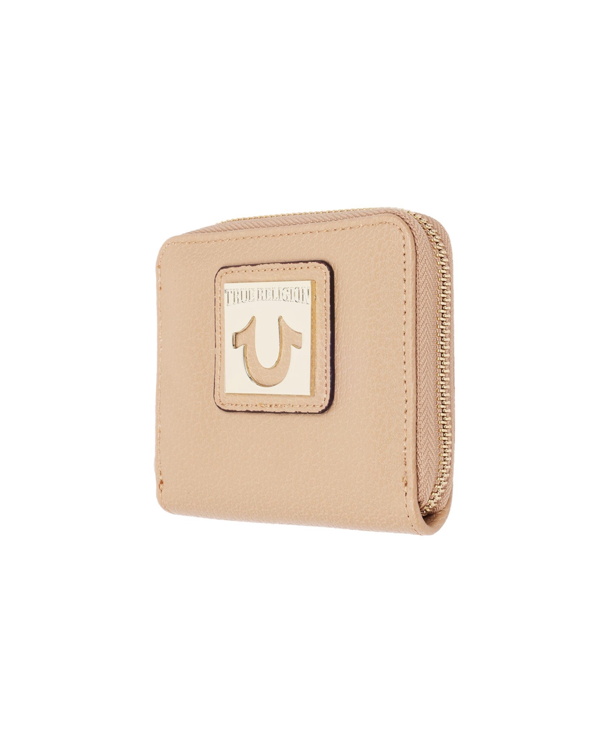 True Religion Horseshoe Plaque Mini Zip-Around Wallet