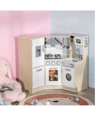 Large Kids Kitchen Playset with Lights Sounds and Cookware