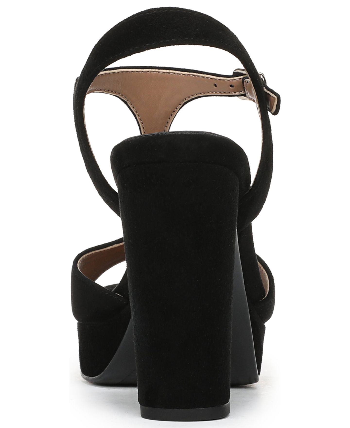 Женские сандалии Naturalizer Miller Strappy Dress Sandals, цвет: Чёрный замшевый — фото 3