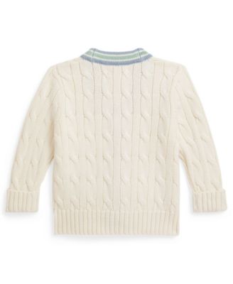Baby Boys' Cotton Cricket Cardigan