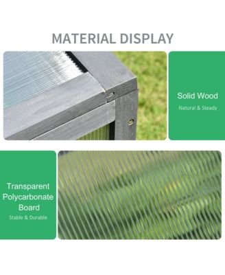 39" x 26" x 16" Wood Cold Frame house,