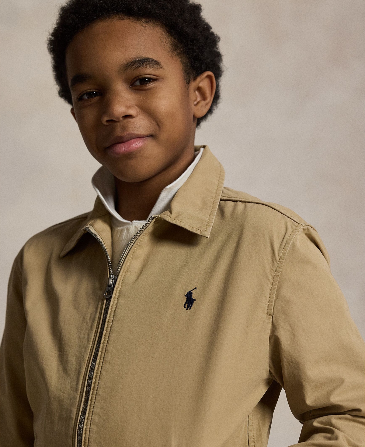 Polo Ralph Lauren Big Boys The Bayport Cotton Poplin Jacket