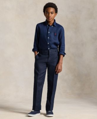 Boys 8-20 Linen Shirt