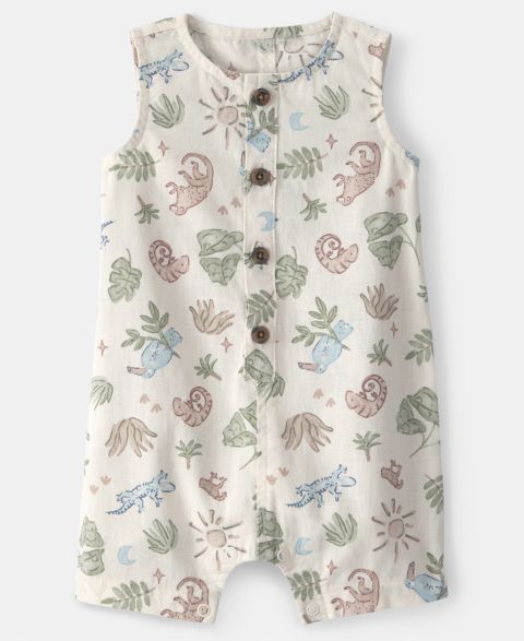 Комбинезон Carter's Desert Sleeveless Romper для мальчиков-малышей, цвет: Кремовый