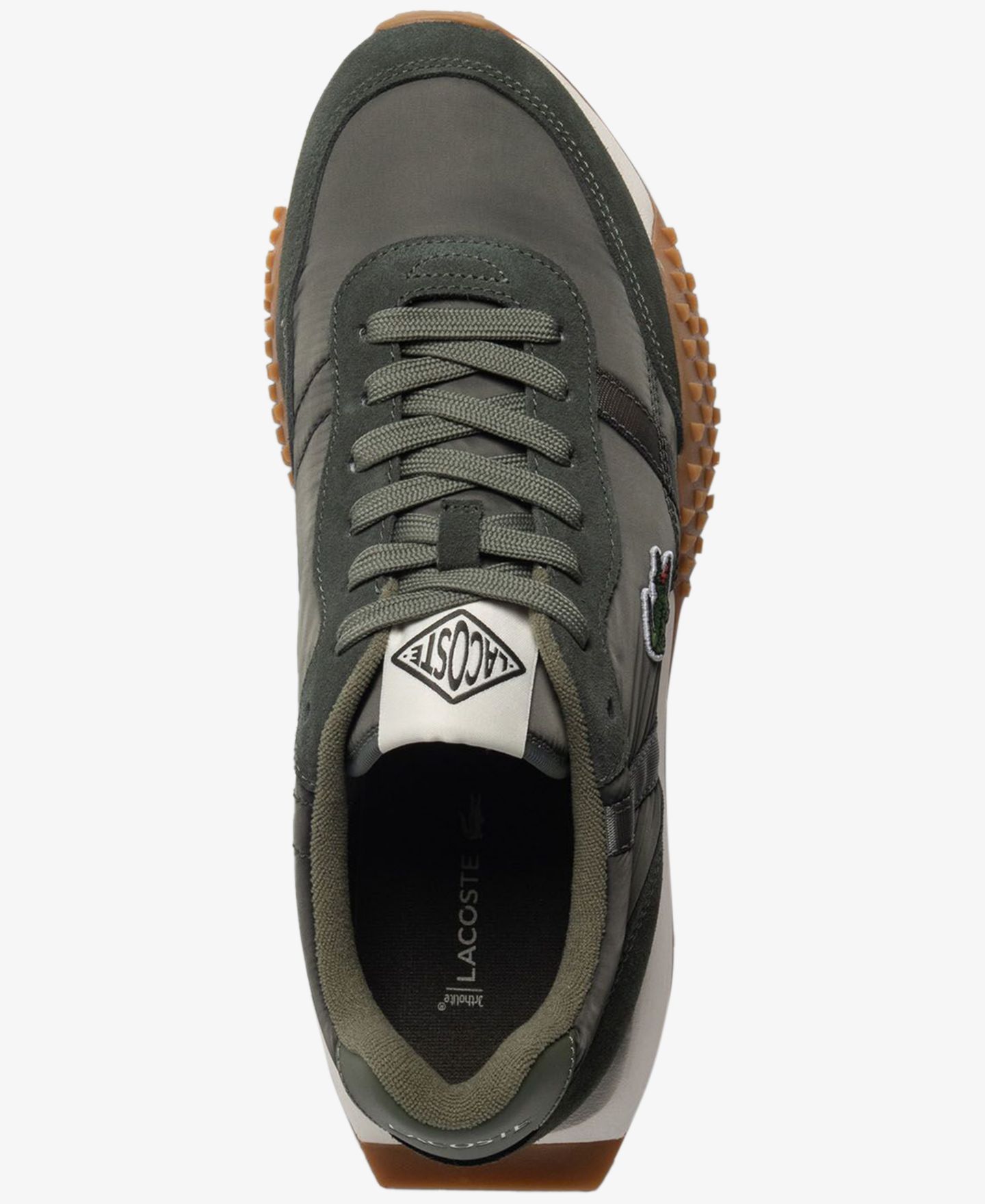 Мужские кроссовки Lacoste Liberty Lace-Up, цвет: Хаки / Карамельный — фото 3