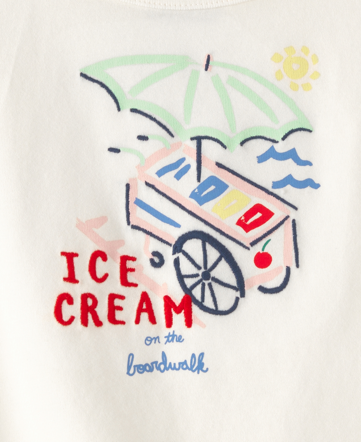 Carter's Girls' Toddler 2T-5T Ice-Cream Print Short-Sleeve Top