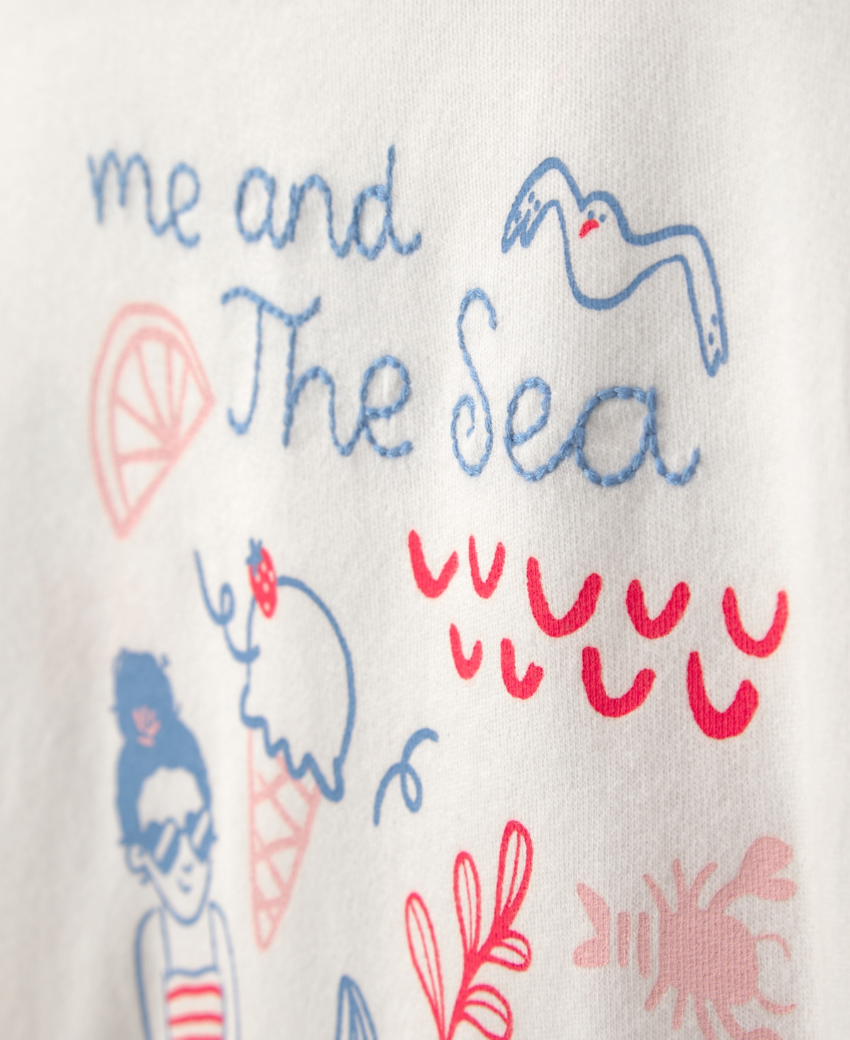 Carter's Girls' Toddler 2T-5T Mermaid French Terry Pull-On Sweatshirt