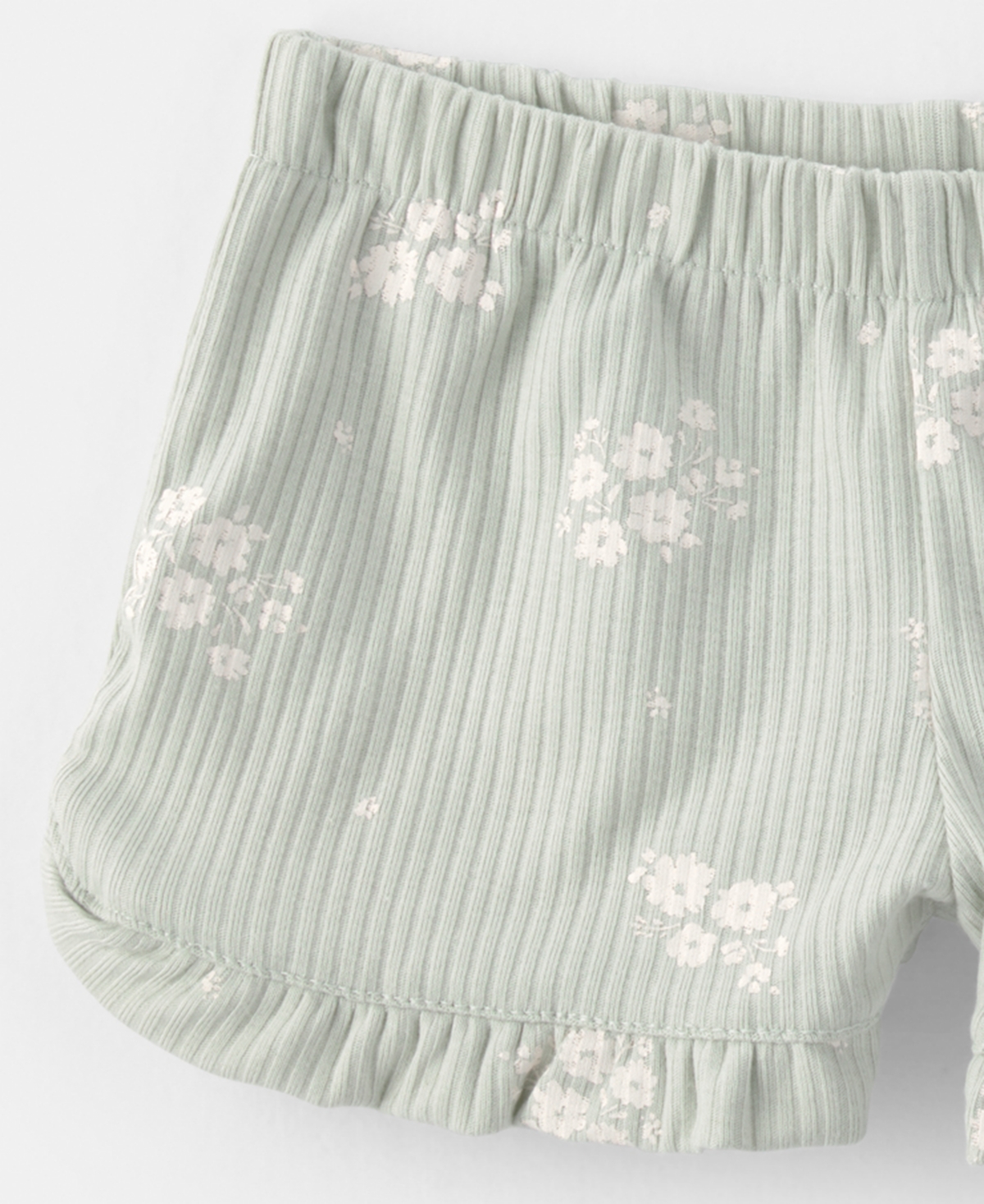 Carter's Baby Girls' Floral Sleeveless Bodysuit & Shorts, 2-Piece Set