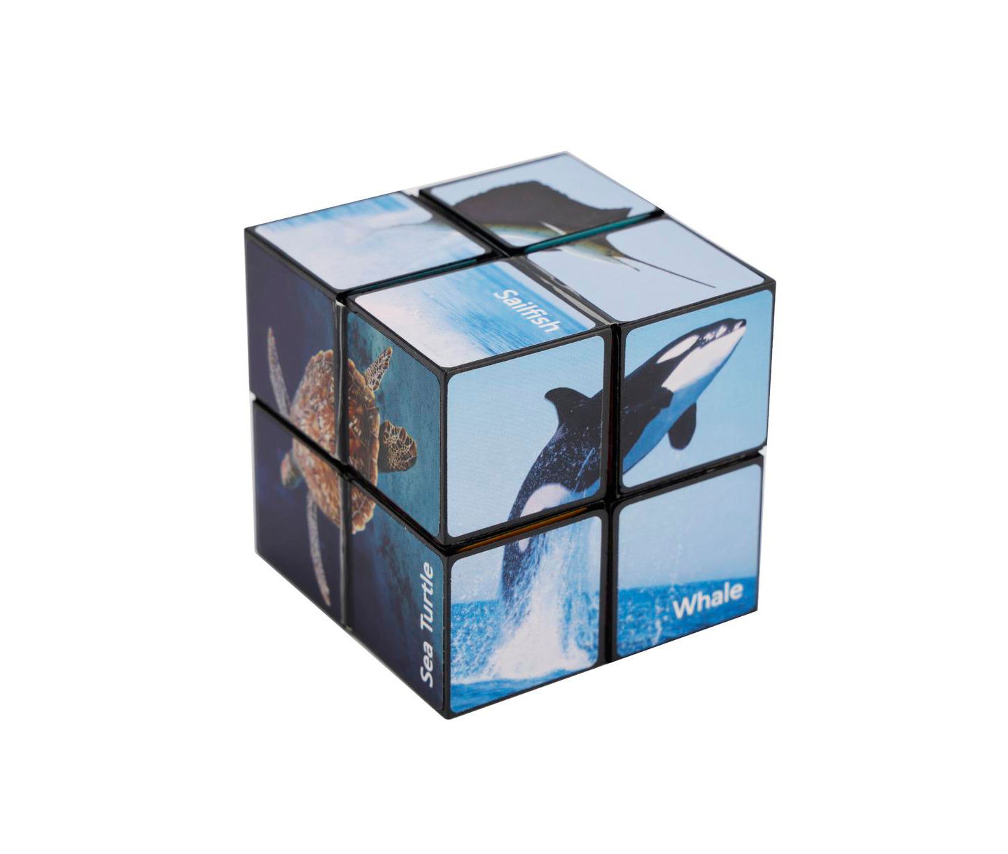 Детский пазл Bruce & Shark 2-in-1 Ocean Split Magic Cube Puzzle, Ages 8+, цвет: Розовый — фото 7