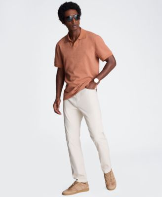 Men's Short-Sleeve Point Collar T-Shirt