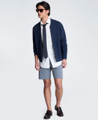 Men's Slim-Fit Bomber Sweater