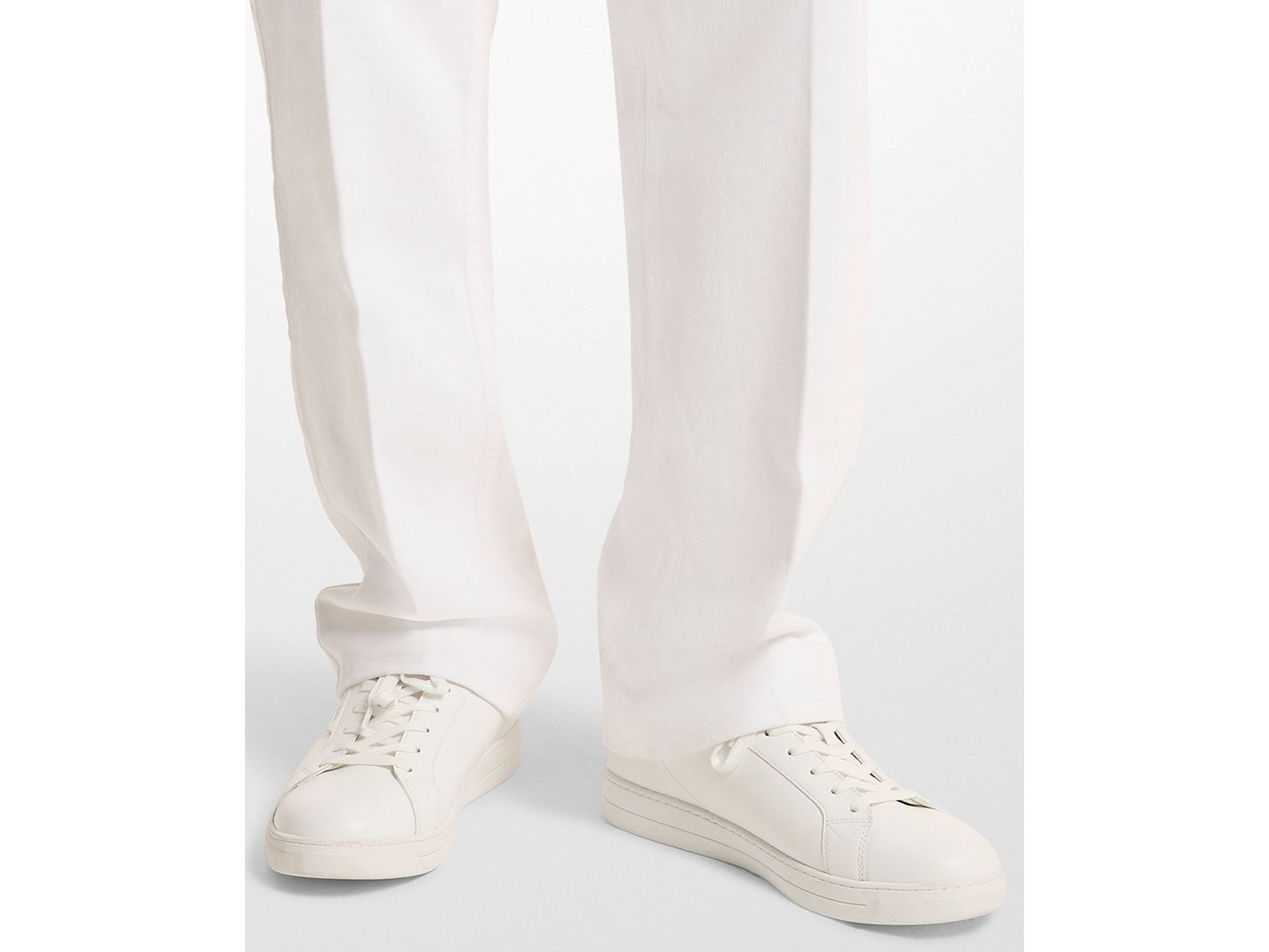 Мужские джинсы Michael Kors Finn Crease Regular-Fit, цвет: Белый — фото 2