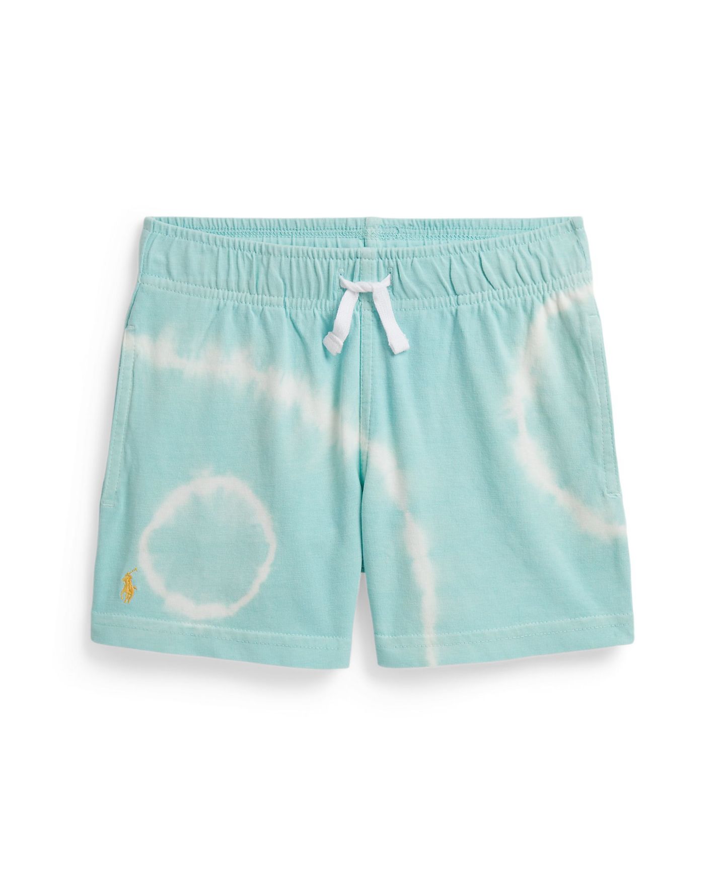 Шорты Polo Ralph Lauren Tie-Dye Drawstring Jersey Shorts для мальчиков, цвет: Синий — фото 1