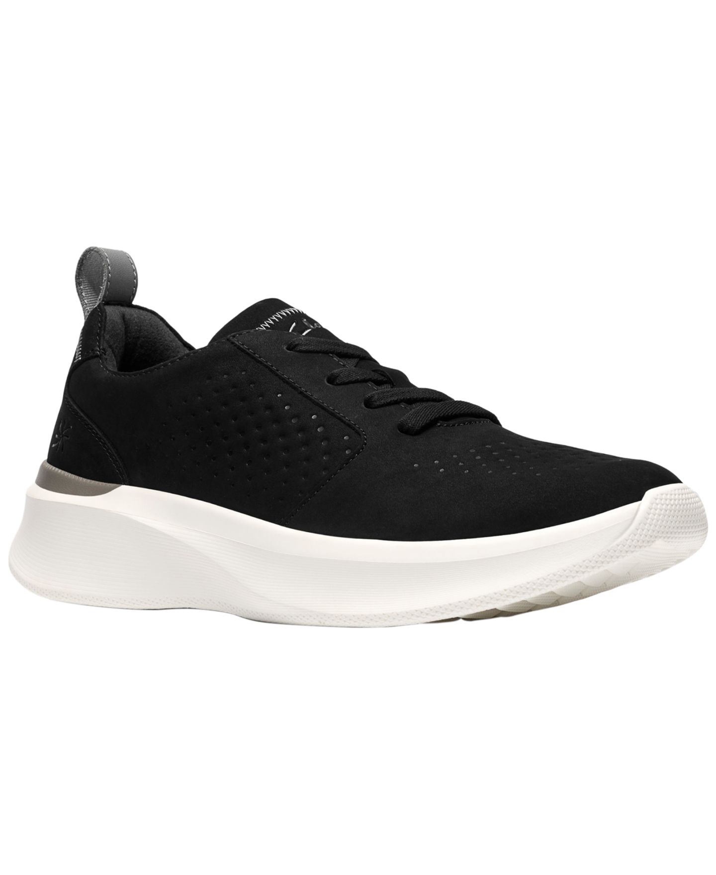 Мужские кроссовки Clarks Solevana Round-Toe, цвет: Чёрный — фото 1