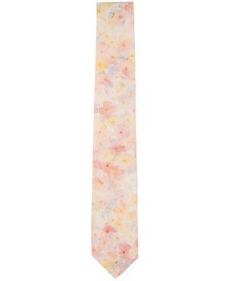 Men's Leon Floral Skinny Tie