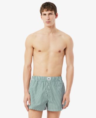 Men's Straight-Fit Woven Boxers, 3-Pack