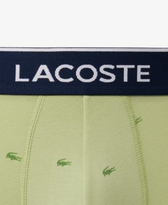 Lactose Men's 3-Pack Cotton Stretch Mini-Crocodile Trunks