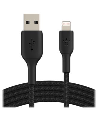 BoostCharge Braided USB-A to Apple Lightning Cable