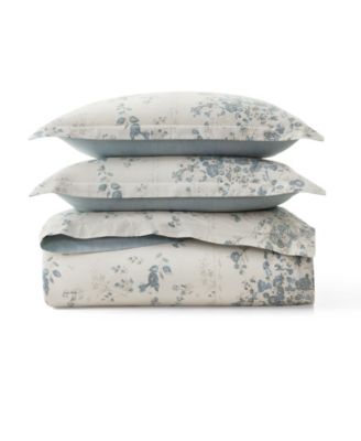 Beatrix Botanical 3-Pc. Duvet Cover Set, Full/Queen