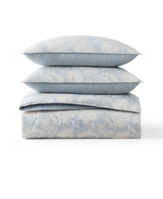 Leigh Paisley 3-Pc. Comforter Set, Full/Queen