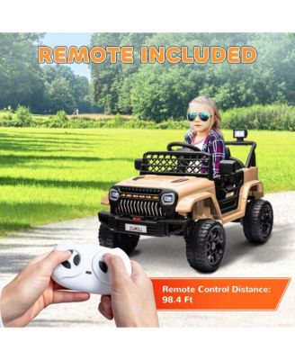12V Kids Electric Ride On Truck with Music and Lights