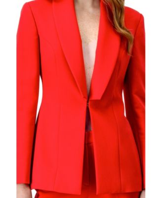 Women's Blazer with Shawl Lapel