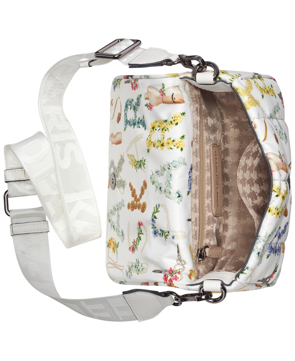 Karl Lagerfeld Paris Voyage Small Crossbody Bag