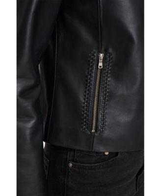 Women's Stand Collar Racer Jacket