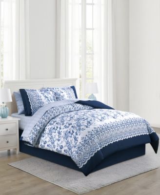 Medley Reversible Printed 8-Pc. Comforter Sets