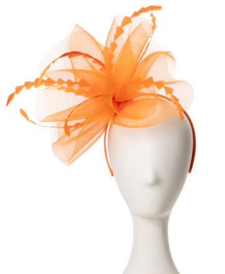 Crinoline and Feather Fascinator Hat