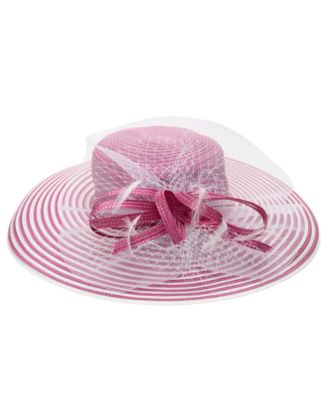 Striped Wide Brim Hat