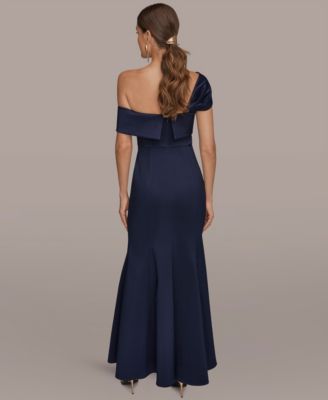 Women's One Shoulder Twisted Gown