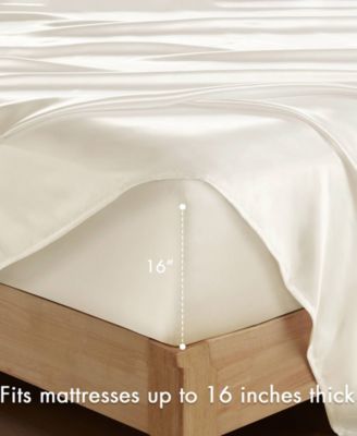Satin Luxury 4-Pc. Sheet Set, Twin