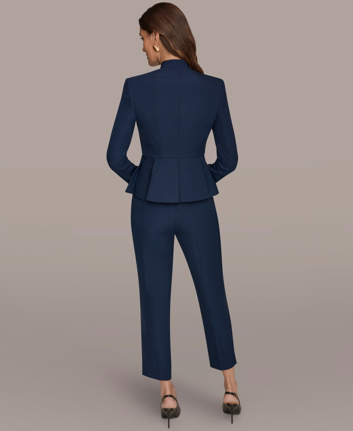 Donna Karan New York Women's One-Button Peplum Jacket