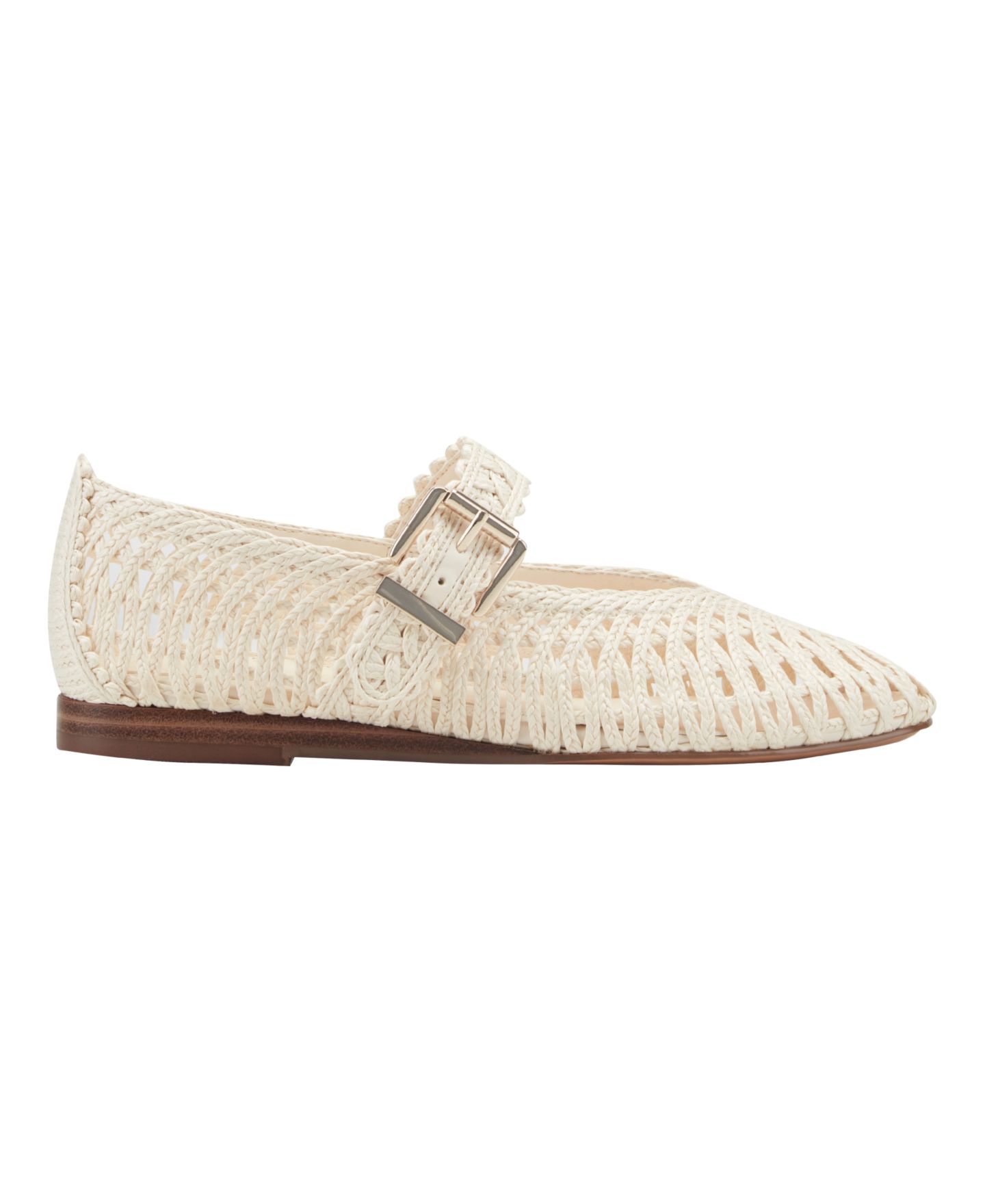Женские балетки Marc Fisher LTD Emillia Round Toe Mary Jane Dress Flats, цвет: Кремовый — фото 2