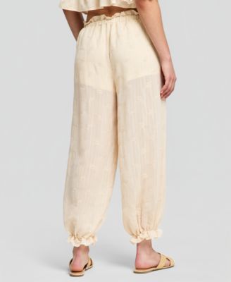 Women's Embroidered Balloon Pants