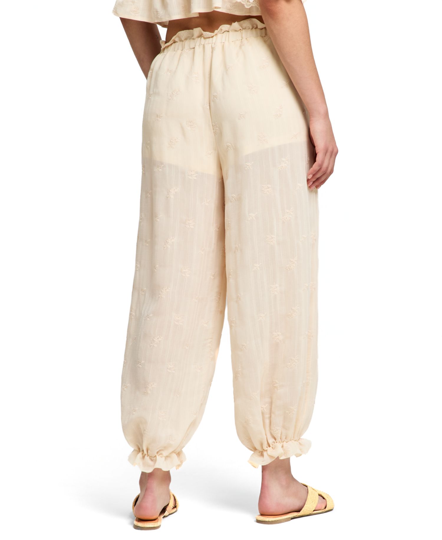 Women's Embroidered Balloon Pants