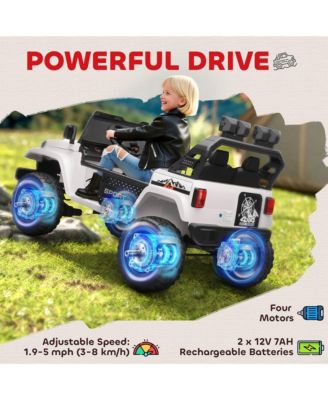 24V Two Seat Kids Electric Ride On Truck with Remote