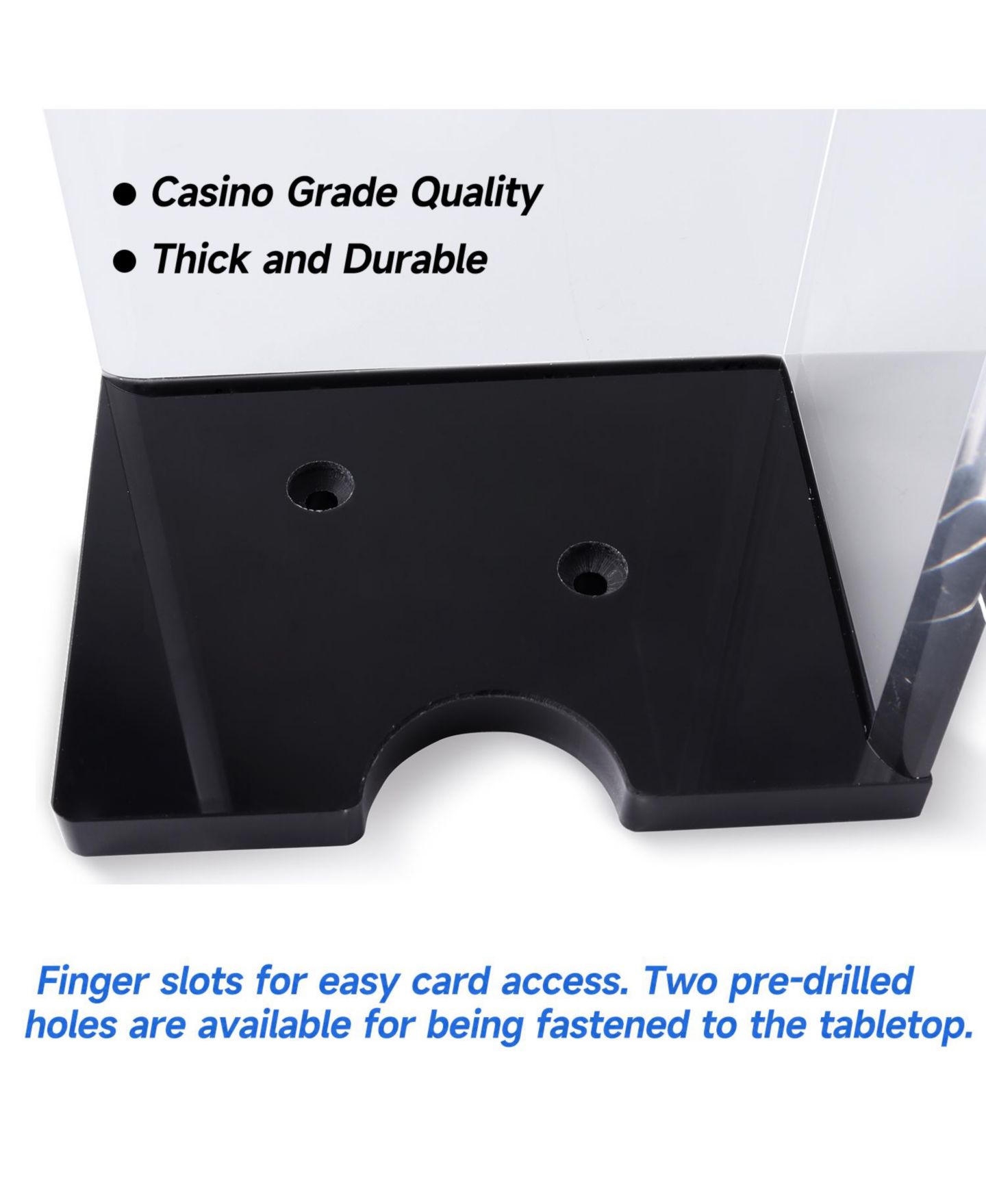 Детские игрушки GSE Games & Sports Expert Deck Clear Acrylic Discard Trays, 2-Piece Set, от 3 лет — фото 4