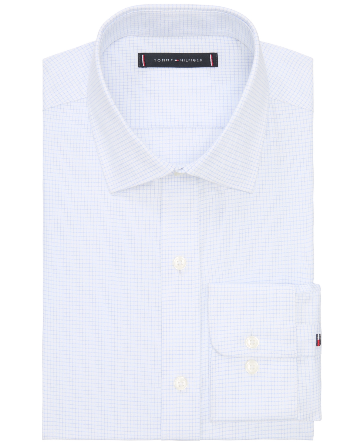 Tommy Hilfiger Men's Regular-Fit Spread Collar Dress Shirt