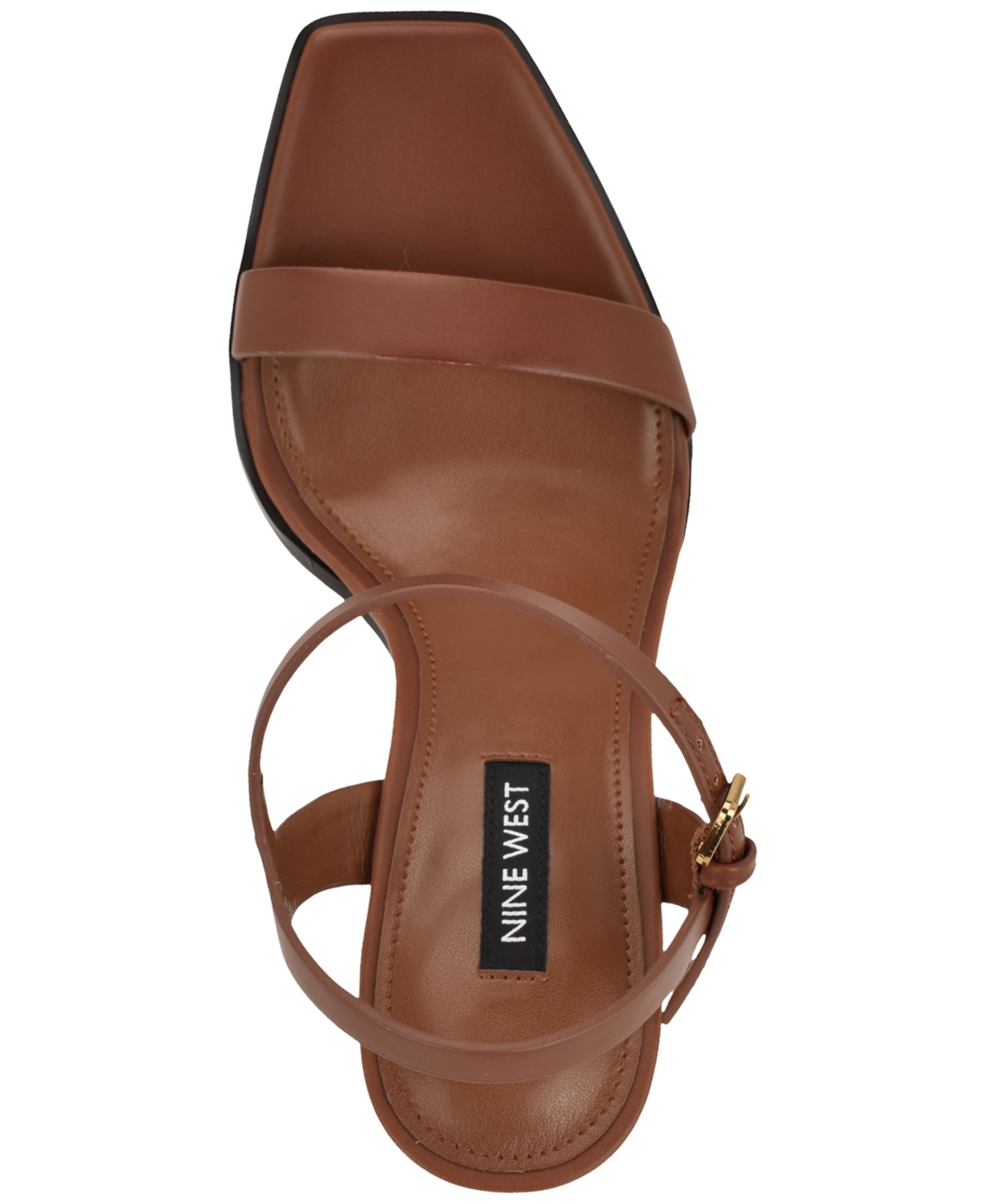 Nine West Women's Joany Square Toe Block Heel Dress Sandals