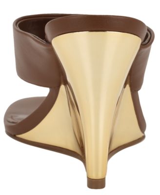 Women's Presa Square Toe Slip-On Wedge Sandals