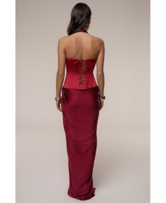 Women's Drape And Destiny Maxi Dress