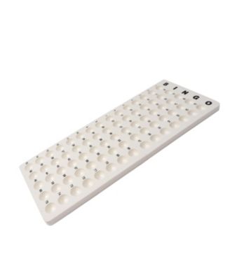 Bingo Master Board for 7/8" Bingo Balls, Plastic Bingo Calling Board for Bingo Game