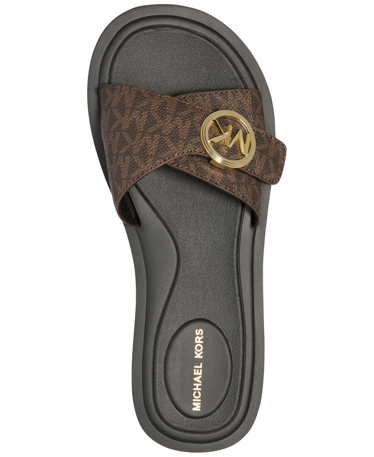 Michael Kors Women's Open Toe Mk Pool Slides Sandals