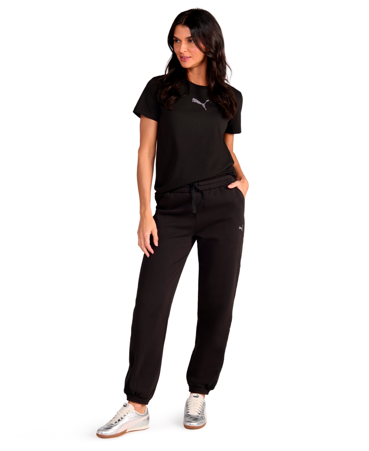 Puma Women's Rhinestone Cat T-Shirt