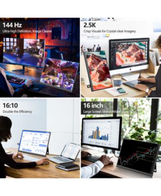 2.5K 144Hz Gaming Portable Monitor V1 Pro , 16 inch HDR IPS with FreeSync