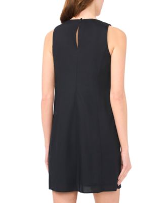 Women's Keyhole Sleeveless Shift Dress